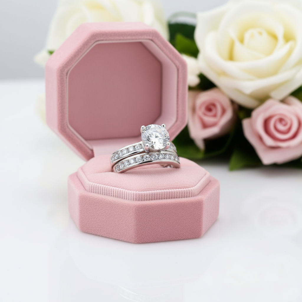 2.0Ct 8mm Diamond Wedding Ring-Black Diamonds New York