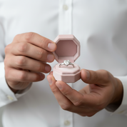 2.0ct Heart Shaped Diamond Option Three-Stone Engagement Ring-Black Diamonds New York