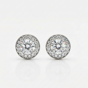 2.4 Ctw Round Diamond Option Vintage Stud Earrings-Black Diamonds New York