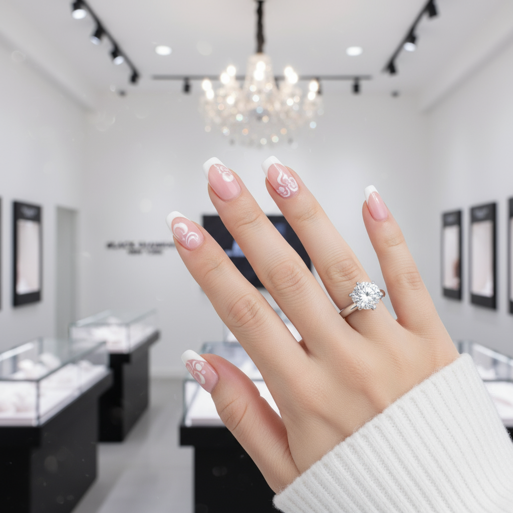 2.5ct Diamond 9mm 6 Claws Ring-Black Diamonds New York