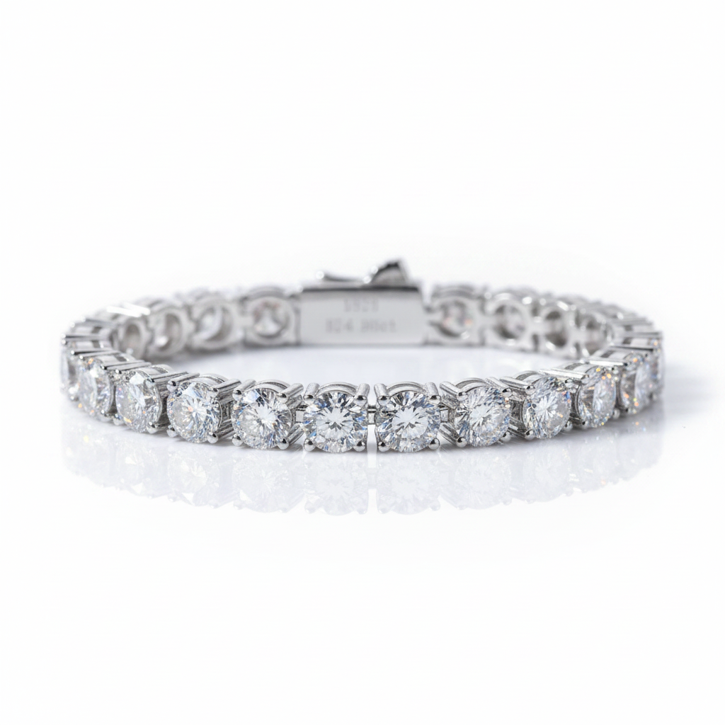 29.0 Ctw Round Cut Diamond Option Tennis Bracelet-Black Diamonds New York
