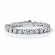29.0 Ctw Round Cut Diamond Option Tennis Bracelet-Black Diamonds New York