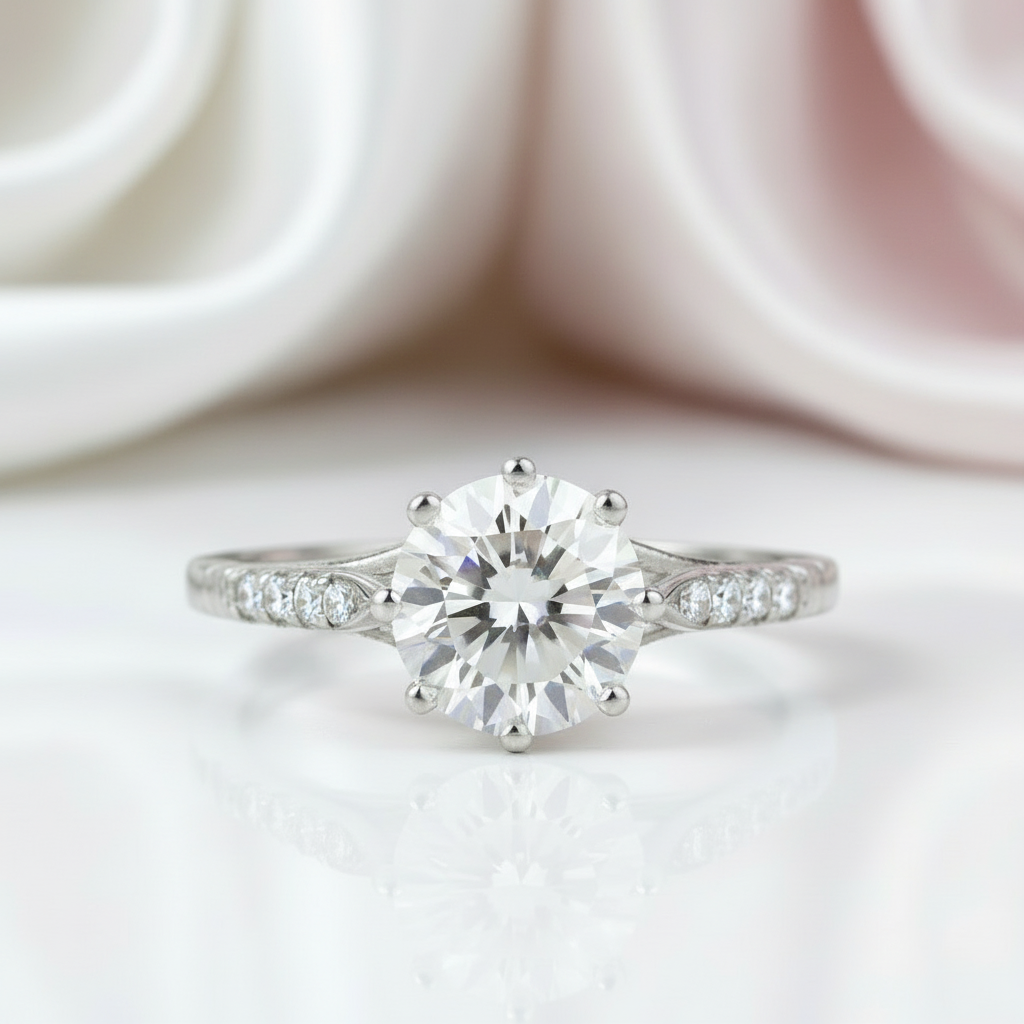 2.0ct Round-Cut Diamond Option Anniversary Ring-Black Diamonds New York