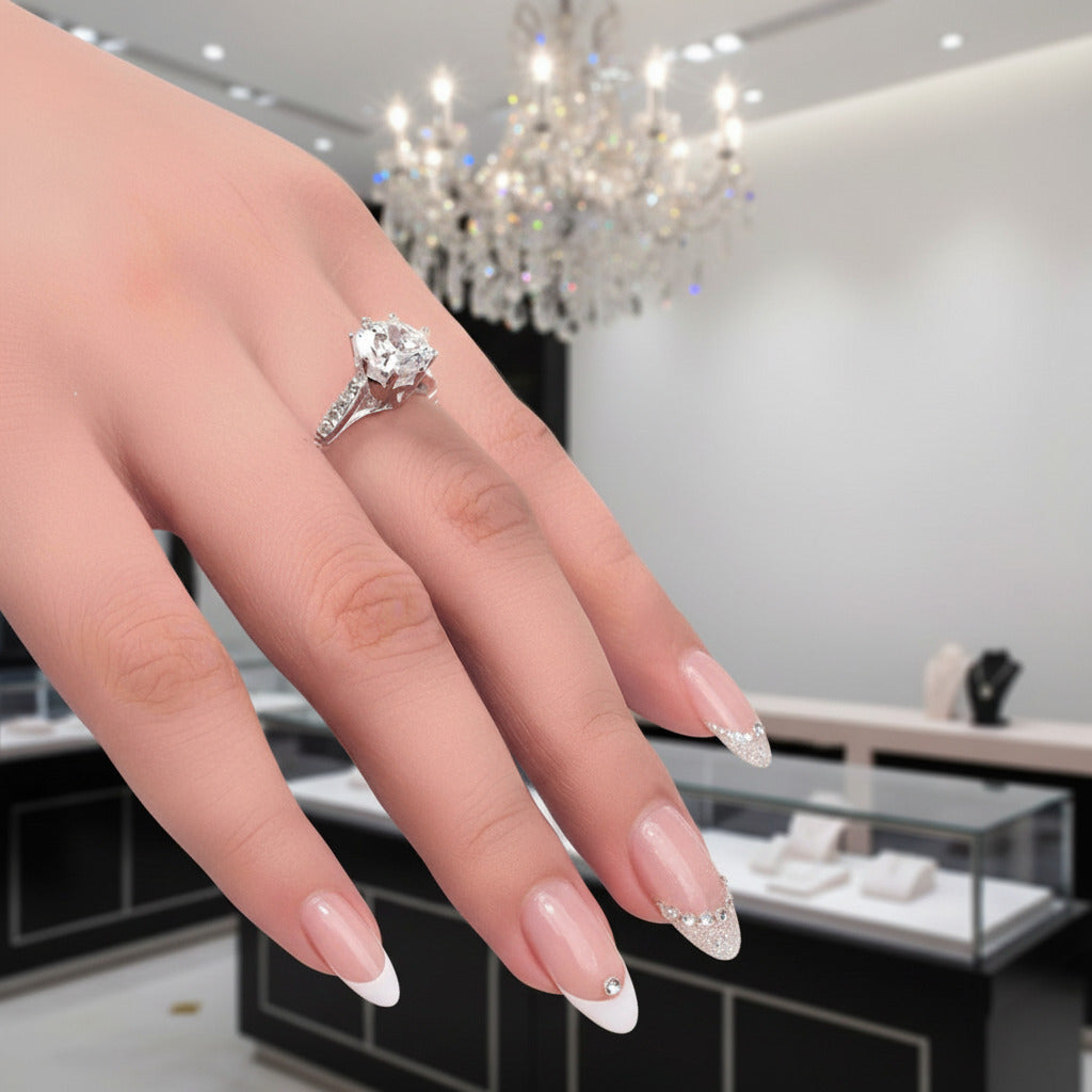 2.0ct Round-Cut Diamond Anniversary Ring-Black Diamonds New York