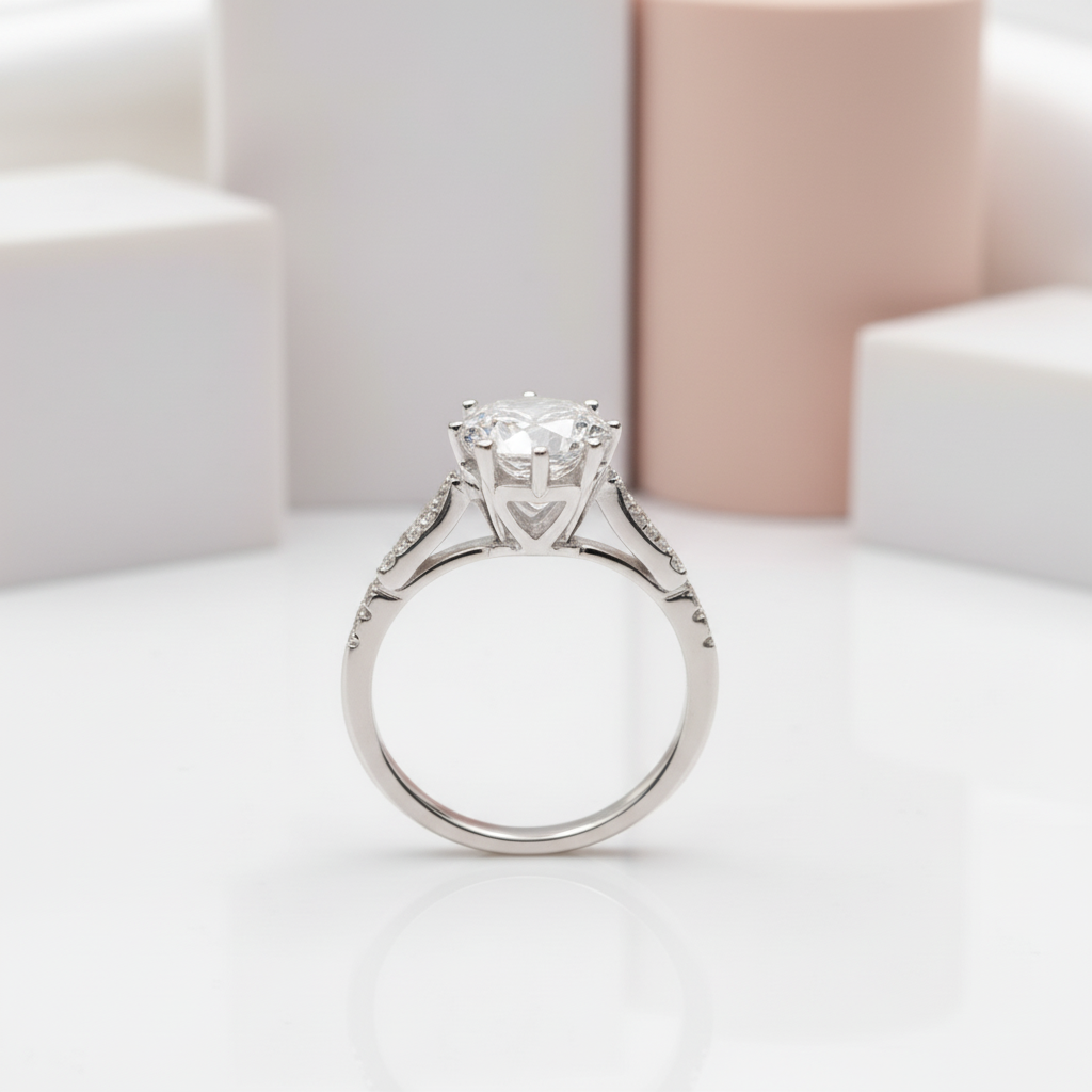 2.0ct Round-Cut Diamond Anniversary Ring-Black Diamonds New York