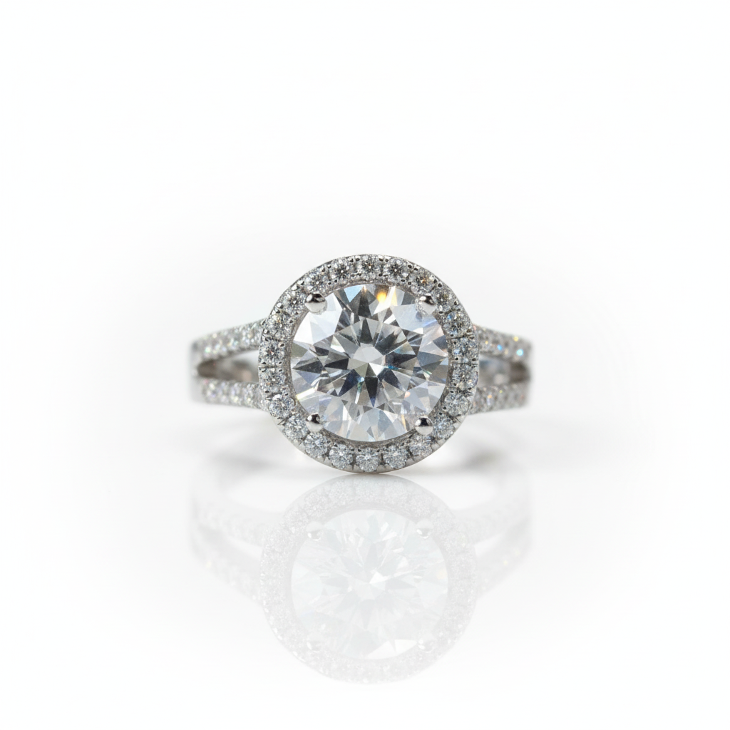 2ct 8mm Round Diamond Option Wedding Ring-Black Diamonds New York
