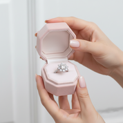 2ct 8mm Sun Flower Diamond Engagement Ring-Black Diamonds New York