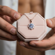 2.0 Ct Round Alexandrite Pendant Necklace-Black Diamonds New York