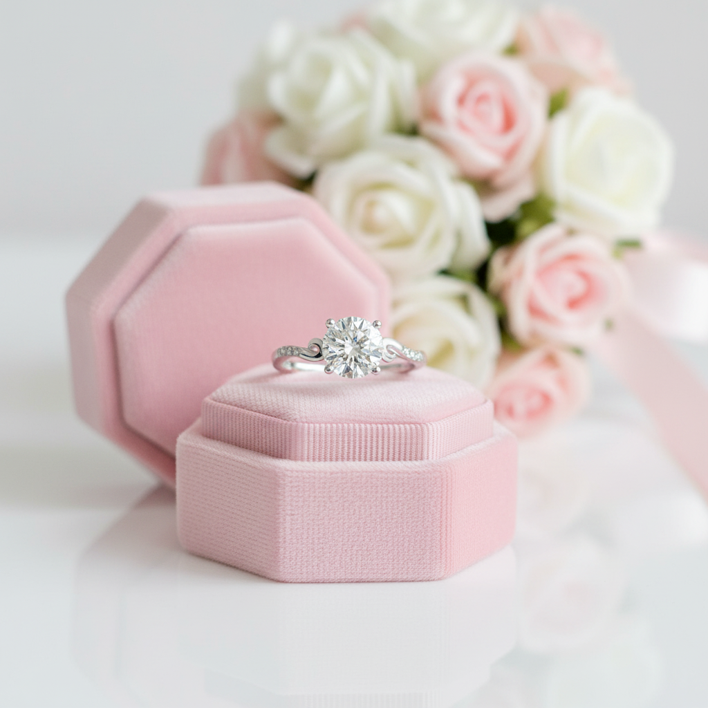 2ct Round Diamond Option Promise Ring-Black Diamonds New York