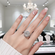 2ct Oval Diamond Wedding Ring-Black Diamonds New York