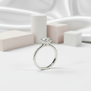 2.0 Ct Round Cut Diamond Engagement Ring-Black Diamonds New York