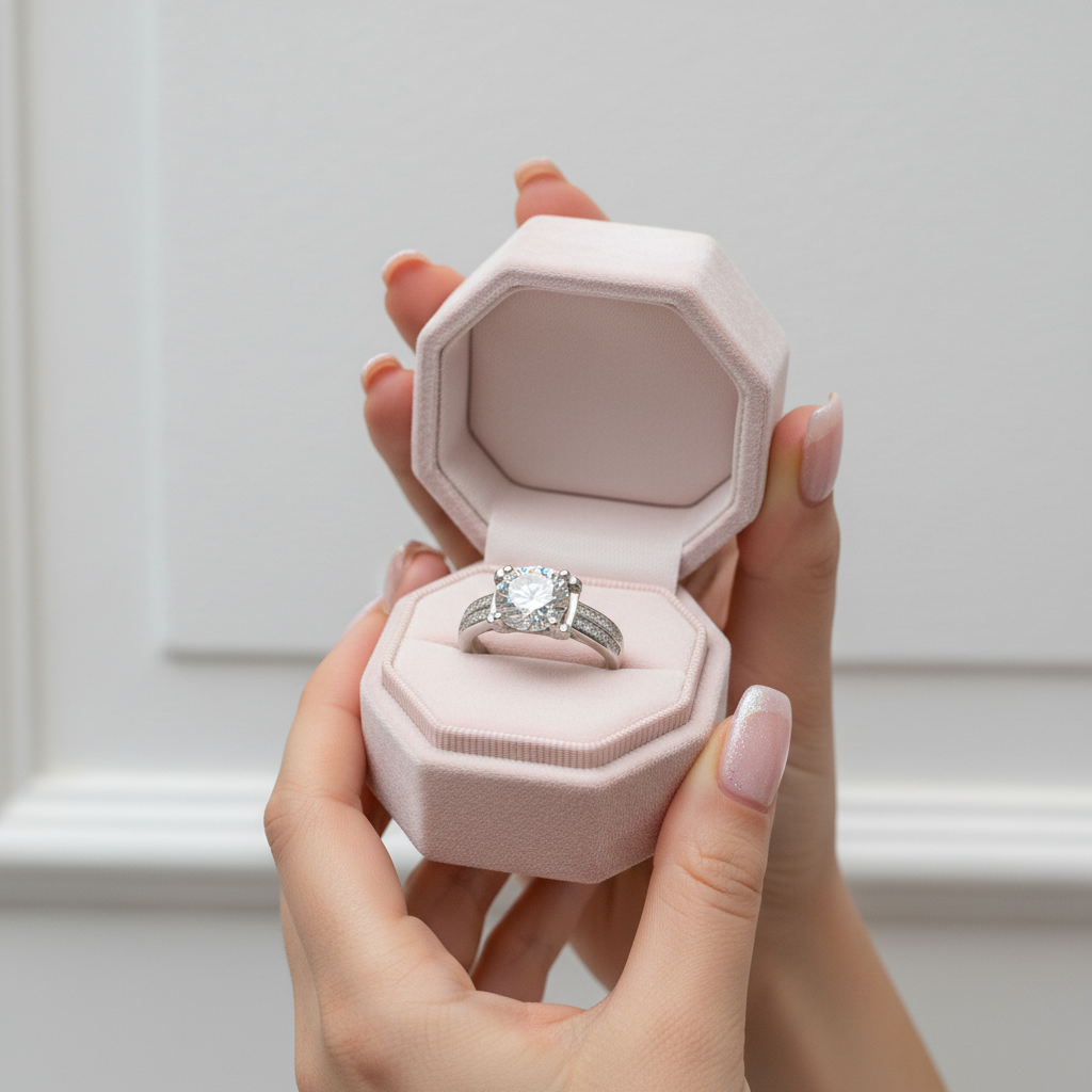 2ct Round Cut Diamond Option Cow Head Engagement Ring-Black Diamonds New York