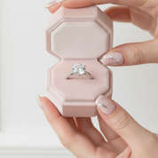 2.0 Ct Round Cut Diamond Option Engagement Ring-Black Diamonds New York