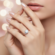 2ct Round Cut Rainbow Diamond Engagement Ring-Black Diamonds New York