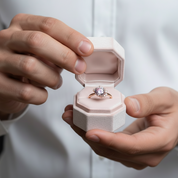 2ct Round Cut Rainbow Diamond Engagement Ring-Black Diamonds New York