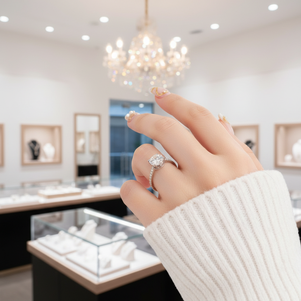 2ct Round Cut Diamond Ring-Black Diamonds New York