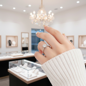 2ct Round Cut Diamond Ring-Black Diamonds New York