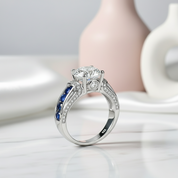 2ct Round Cut Diamond Wedding Ring-Black Diamonds New York