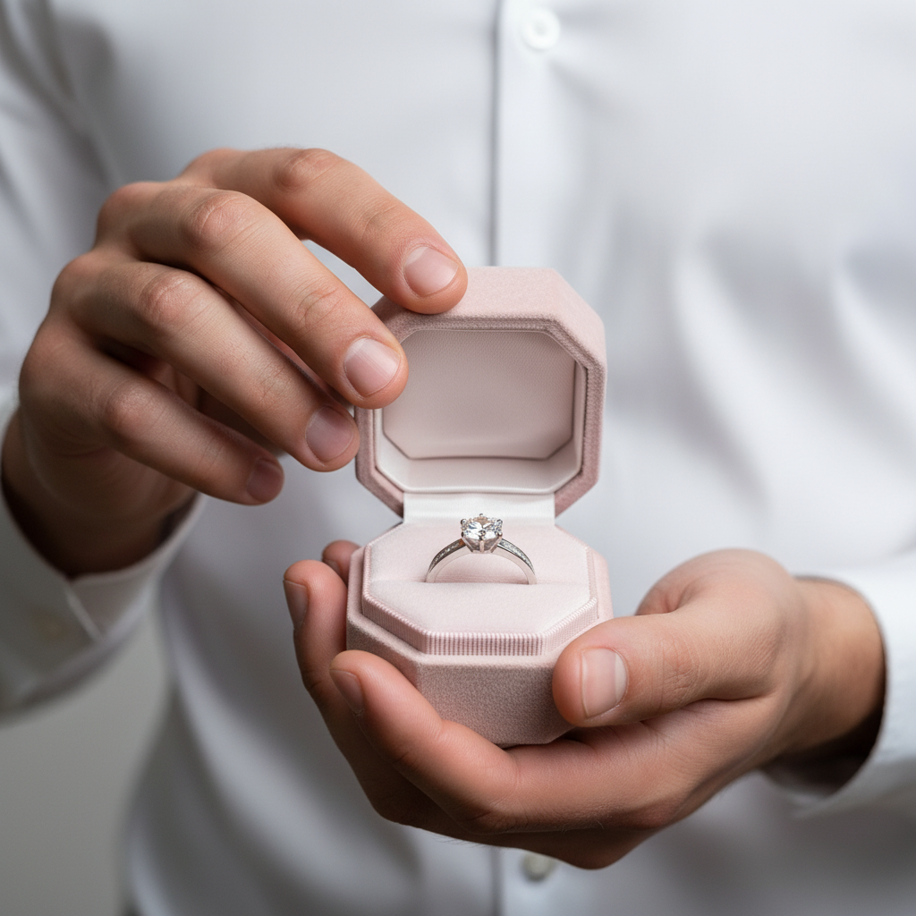 2ct Special Design Six Prong Diamond Engagement Ring-Black Diamonds New York