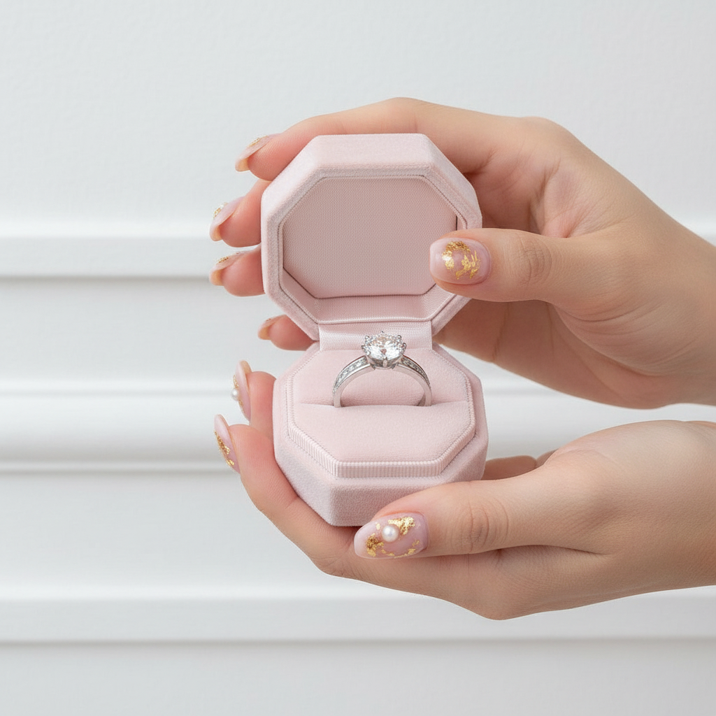 2ct Special Design Six Prong Diamond Engagement Ring-Black Diamonds New York