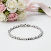 2mm Diamond Hip Hop Tennis Bracelet-Black Diamonds New York