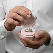 Princess Cut Diamond Option Ring Set-Black Diamonds New York