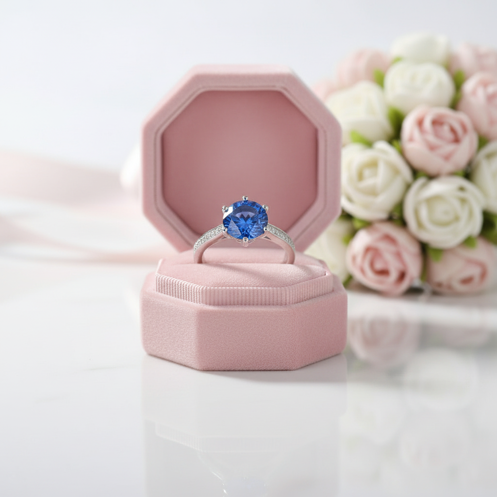 3.0 Ct Pink Diamond Option Engagement Ring-Black Diamonds New York