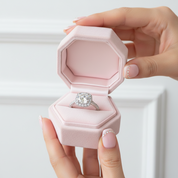 3.0 Ct Round Brilliant Diamond Halo Engagement Ring-Black Diamonds New York