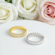 3.0 Ctw Marquise Cut Diamond Wedding Band-Black Diamonds New York