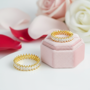 3.0 Ctw Marquise Cut Diamond Wedding Band-Black Diamonds New York