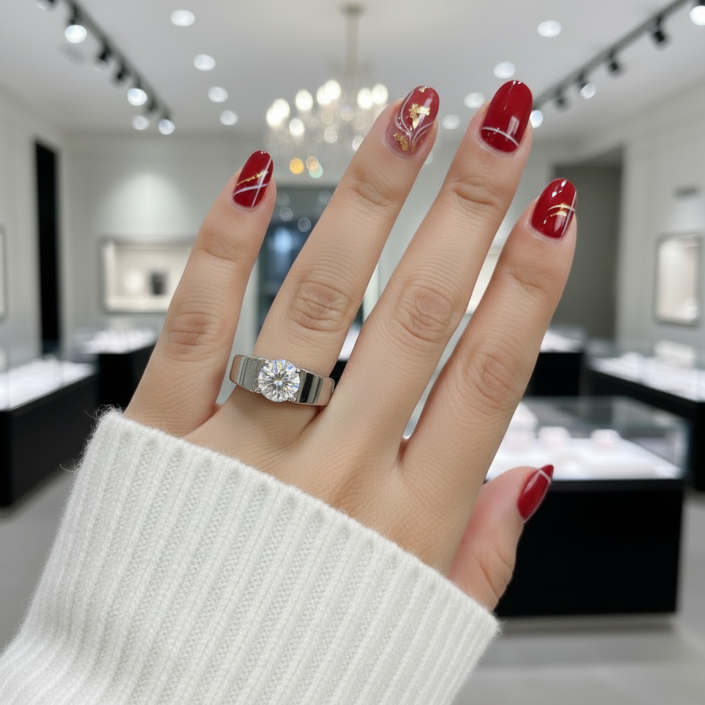 3.0CT Color D VVS Adjustable Diamond Ring-Black Diamonds New York