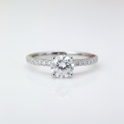 3.0ct Diamond Option 925 Sterling Silver Wedding Ring-Black Diamonds New York