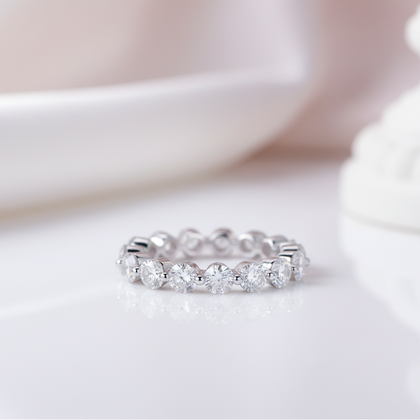 3.5 Carat Oval Cut Simulated Diamond Option Bridal Ring Set-Black Diamonds New York