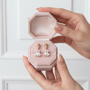 3.5ct Clear Pear Topaz 0.07ct Diamond Options 14k Rose Gold Dangle Earrings-Black Diamonds New York