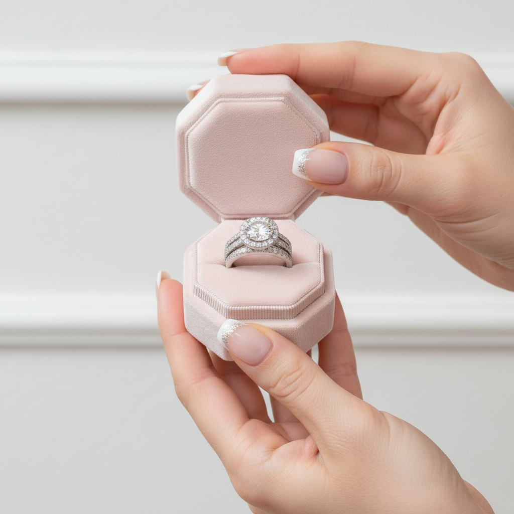 3.5ct Halo Brilliant Round Cut Diamond Engagement Ring Set-Black Diamonds New York