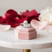 3.5ct Oval Cut Wedding Set-Black Diamonds New York