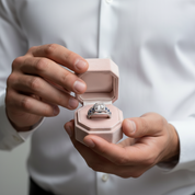 3Pcs 2.6Ct White Blue Diamond Ring Set-Black Diamonds New York