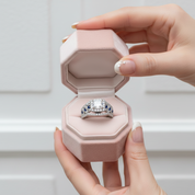 3Pcs 2.6Ct White Blue Diamond Ring Set-Black Diamonds New York