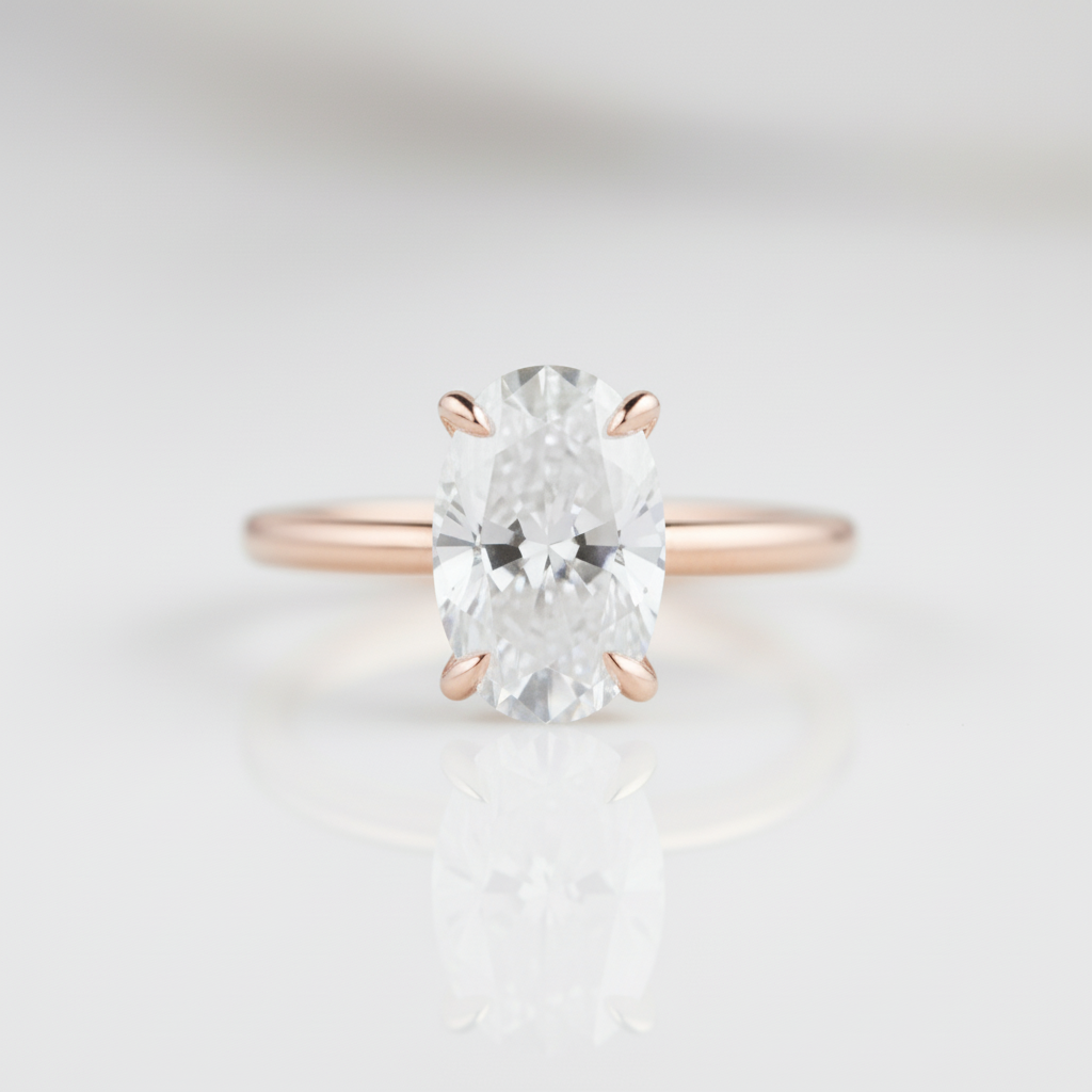 3CT Diamond Option 14k Yellow Gold Engagement Ring-Black Diamonds New York