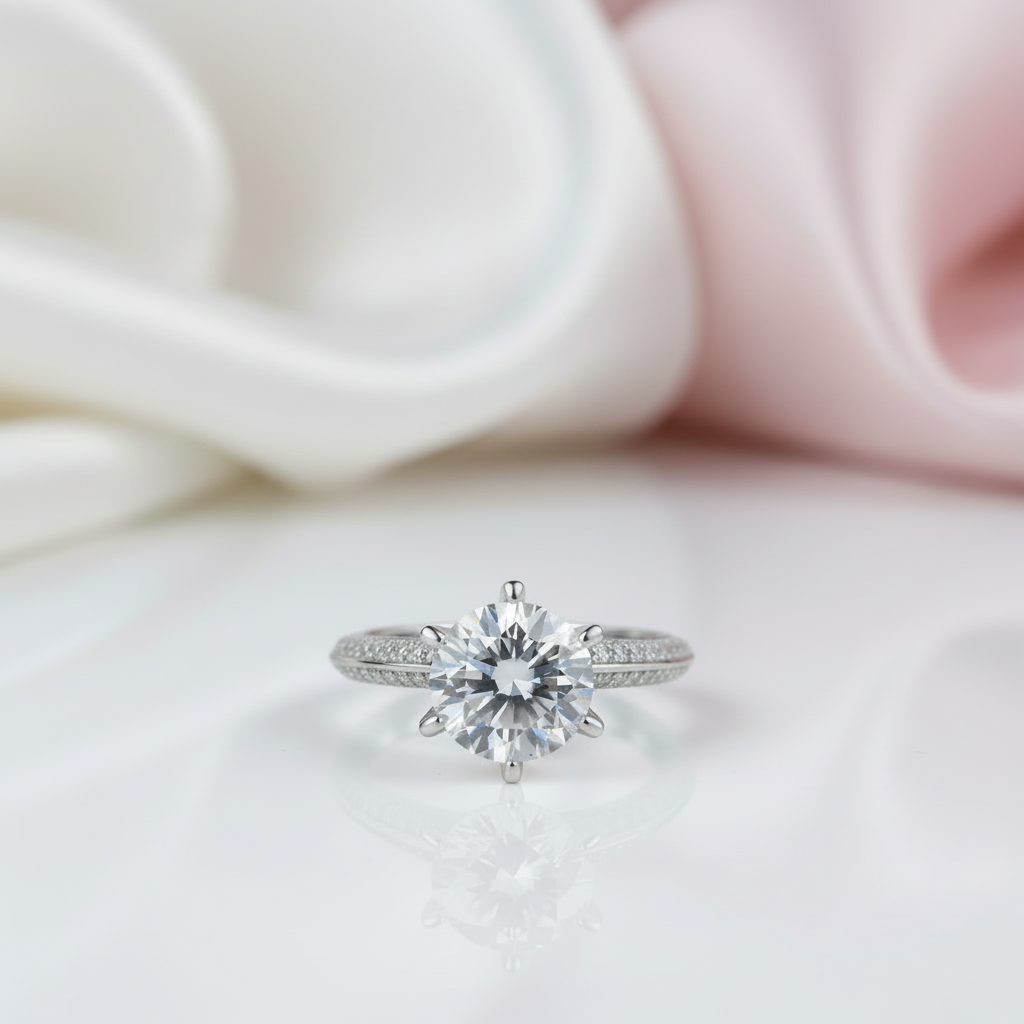 3ct Diamond Option Ring Engagement Ring-Black Diamonds New York