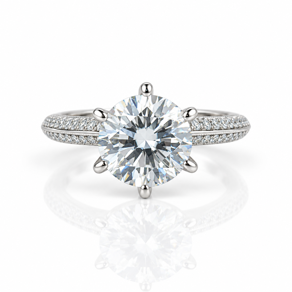 3ct Diamond Option Ring Engagement Ring-Black Diamonds New York