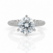 3ct Diamond Option Ring Engagement Ring-Black Diamonds New York