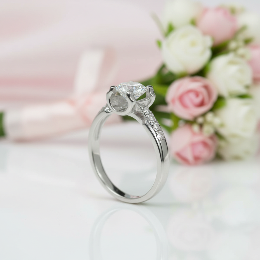 3ct Ox Head Diamond Option Engagement Ring-Black Diamonds New York