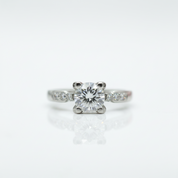 3ct Ox Head Diamond Option Engagement Ring-Black Diamonds New York