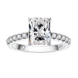 3ct Radiant Cut Diamond Option Engagement Ring (Aftersale Service)