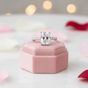 3ct Radiant Cut Diamond Engagement Ring-Black Diamonds New York