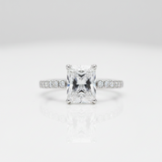 3ct Radiant Cut Diamond Option Engagement Ring (Aftersale Service)-Black Diamonds New York