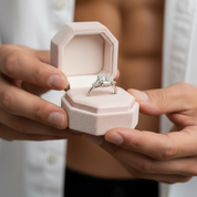 3ct Radiant Cut Diamond Engagement Ring-Black Diamonds New York