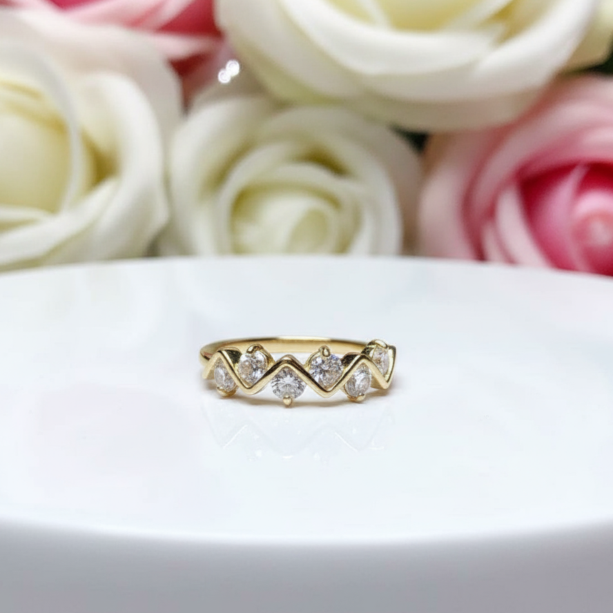 3EX Cut 1.8 Round Diamond Resizable Ring Band-Black Diamonds New York