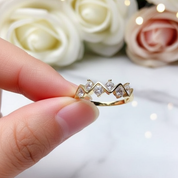 3EX Cut 1.8 Round Diamond Resizable Ring Band-Black Diamonds New York